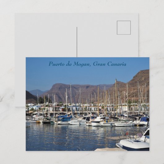 Puerto de Mogan, Gran Canaria, Briefkaart (Voorkant / Achterkant)