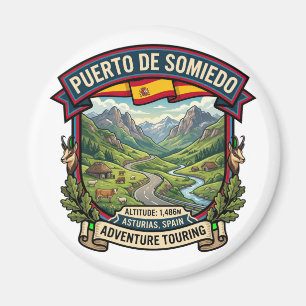 Puerto de Somiedo Spanje Bergpas Magneet