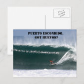 Puerto Escondido, heb je huevos? Briefkaart (Voorkant / Achterkant)