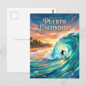 Puerto Escondido Mexico Briefkaart (Voorkant / Achterkant)