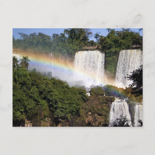 Puerto Iguazu, Argentinië. De ademhaling Briefkaart (Voorkant)