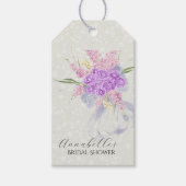 Puerto Madero Sheer Blue boeket Cadeaulabel (Voorkant)