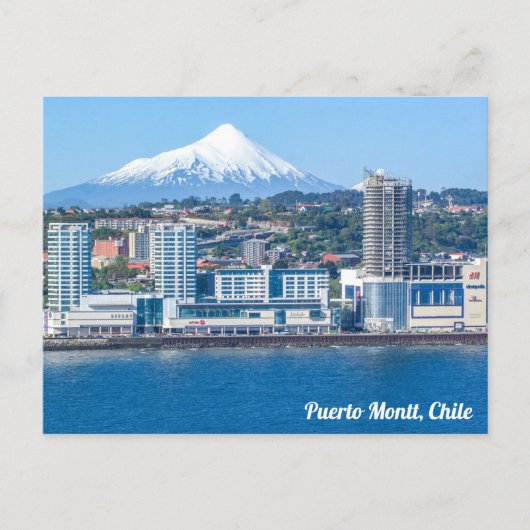 Puerto Montt, Chili Briefkaart (Voorkant)