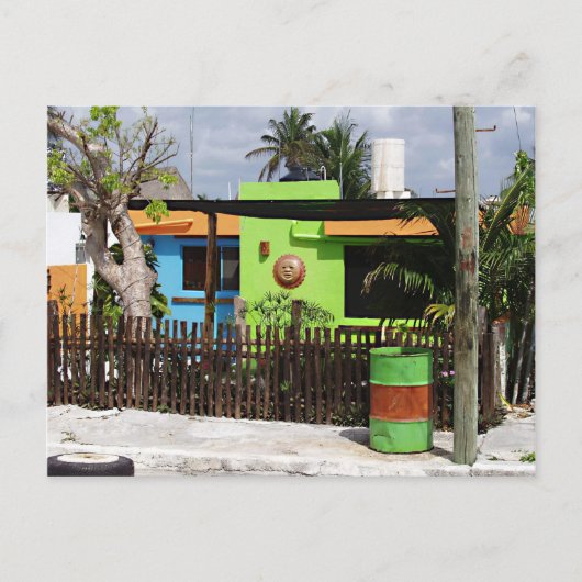 Puerto Morelos Casa Briefkaart (Voorkant)
