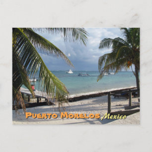 Puerto Morelos, Mexico Briefkaart
