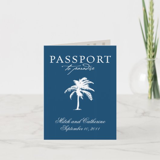 Puerto Peñas Mexico Passport Uitnodiging voor een (Voorkant)