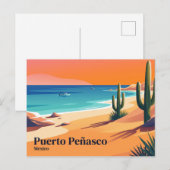 Puerto Peñasco Mexico Briefkaart (Voorkant / Achterkant)