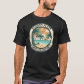 Puerto Plata Dominicaanse Republiek Hut Badge T-shirt (Voorkant)