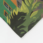 Puerto Plata Dominicaanse Republiek Reiskunst Vint Fleece Deken (Hoek)