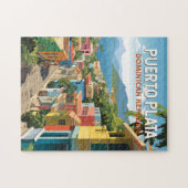 Puerto Plata Dominicaanse Republiek Reiskunst Vint Legpuzzel (Horizontaal)