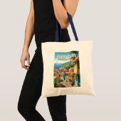 Puerto Plata Dominicaanse Republiek Reiskunst Vint Tote Bag (Voorkant (product))