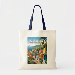 Puerto Plata Dominicaanse Republiek Reiskunst Vint Tote Bag