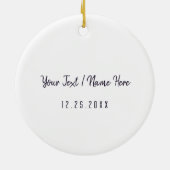 Puerto Plata Dominicaanse Republiek Retro Palm Tre Keramisch Ornament (Achterkant)