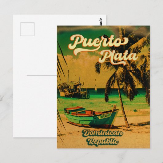 Puerto Plata Dominicaanse Republiek -  Souvenir Briefkaart (Voorkant / Achterkant)