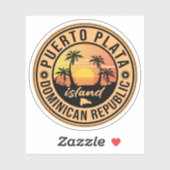 Puerto Plata Dominicaanse Republiek Sticker (Vel)