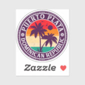 Puerto Plata Dominicaanse Republiek Sticker (Vel)