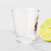 Puerto Plata Dominicaanse Republiek Sunset Retro Shot Glas (Links)