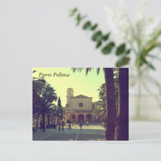 Puerto Pollensa Briefkaart (Staand voorkant)