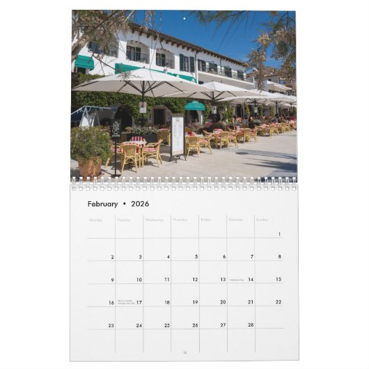 Puerto Pollensa Kalender Nieuw voor 2024 (Feb 2026)