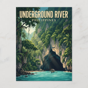 Puerto Princesa ondergrondse rivier Filipijnen Briefkaart