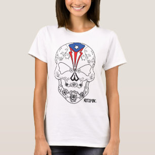 Puerto Ricaan Skull Snoep T-shirt