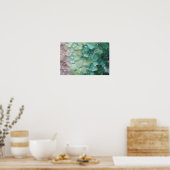 Puerto Ricaan Zee Glass Poster (Keuken)