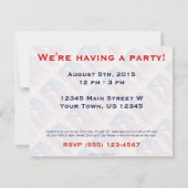 Puerto Ricaans-Amerikaanse golfvlag Kaart (Achterkant)