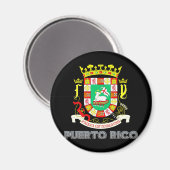 Puerto Ricaans embleem Magneet (Voorkant / Achterkant)