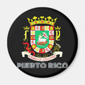 Puerto Ricaans embleem Magneet (Voorkant)