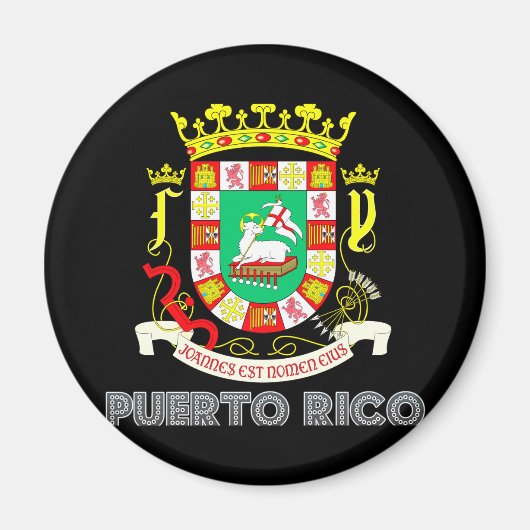Puerto Ricaans embleem Magneet (Voorkant)