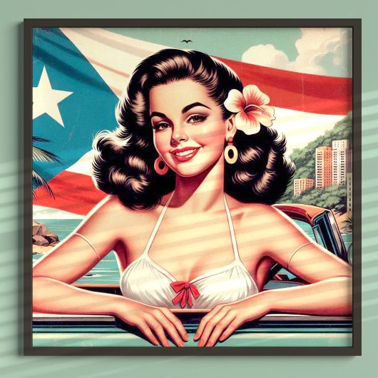Puerto Ricaans Meisje Poster