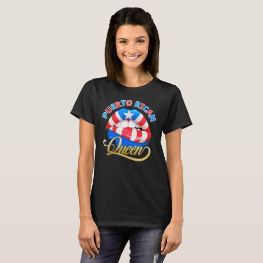 Puerto Ricaans Shirt Vrouwen Meisjes Puerto Rico V (Voorkant volledig)