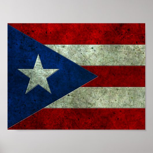 Puerto Ricaans vallegeenstaal-effect Poster (Voorkant)
