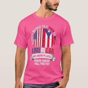 Puerto Ricaanse Amerikaan We weten dat Cuba Puerto T-shirt