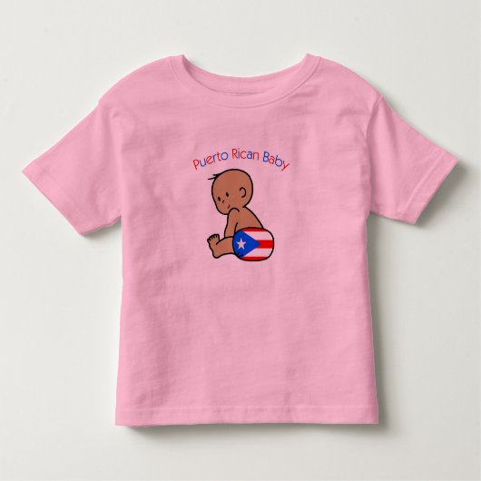 Puerto Ricaanse Baby Kinder Shirts (Voorkant)