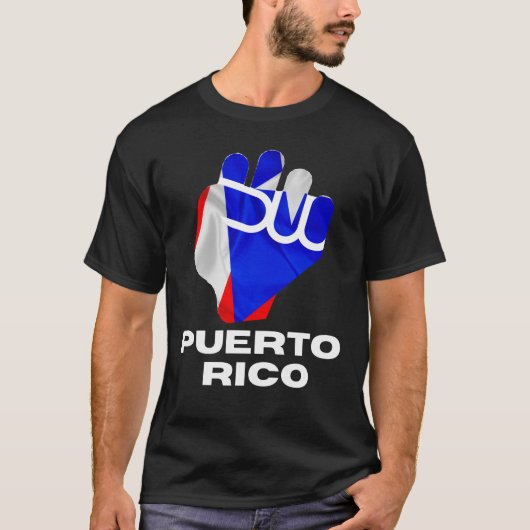 Puerto Ricaanse bevolking T-shirt (Voorkant)