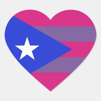 Puerto Ricaanse bi pride biseksuele holebi sticker