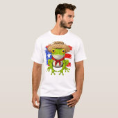 Puerto Ricaanse Coqui Kikker T-shirt (Voorkant volledig)