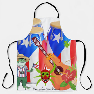 Puerto Ricaanse culinaire kookcadeau schort