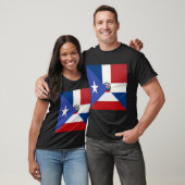 Puerto Ricaanse Dominicaanse vlag | PR DR T-shirt (Unisex)