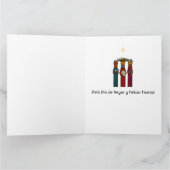 Puerto Ricaanse Drie Koningen met Muzikale Parrand Kaart (Binnen)