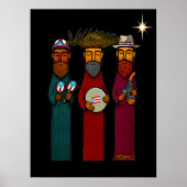 Puerto Ricaanse Drie Wijzen – Parranda Poster (Voorkant)