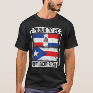 Puerto Ricaanse en Dominicaanse Shirt Pride Herita