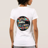 Puerto Ricaanse Food Truck T-shirt Puerto Rico Foo (Achterkant)