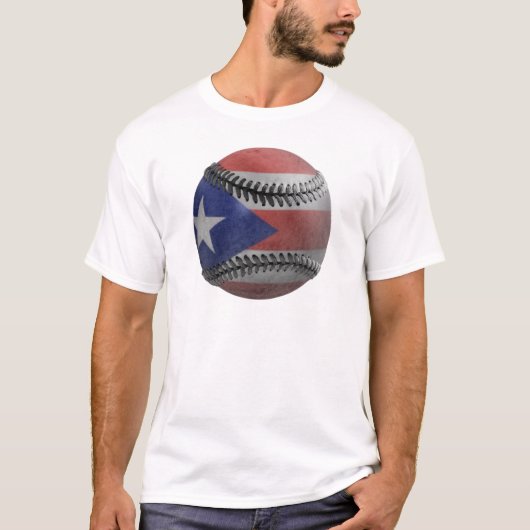 Puerto Ricaanse honkbal T-shirt (Voorkant)