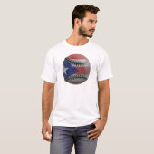 Puerto Ricaanse honkbal T-shirt (Voorkant volledig)