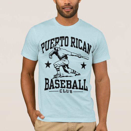 Puerto Ricaanse honkbal T-shirt (Voorkant)