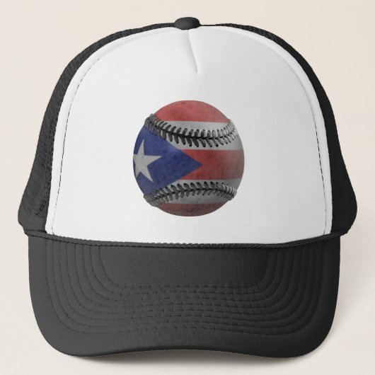 Puerto Ricaanse honkbal Trucker Pet (Voorkant)