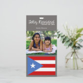 Puerto Ricaanse Kerstmis Feliz Navidad Feestdagenkaart (Staand voorkant)