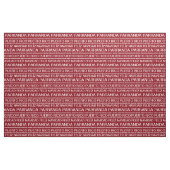 Puerto Ricaanse Kerstmis Rood Stof (Fat Quarter)
